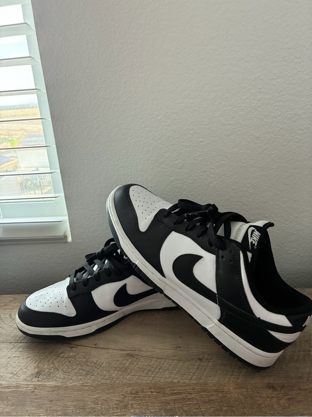 Nike Black and White Low-Top Sneakers